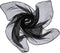 SATINIOR Chiffon Scarf Women Square Handkerchief Lightweight Satin Ribbon Scarf Retro Neck Scarf...